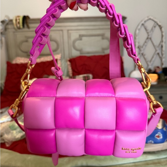 Kate Spade Two-Tone Pink Quilted Shoulder Bag